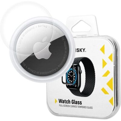 Wozinsky Watch Glass hybride AirTag verre noir, Accessoires pour traceur, Noir - Publicité Wozinsky Watch Glass hybride AirTag verre noir, Accessoires pour traceur, Noir - Publicité