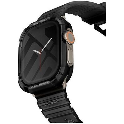 Skinarma case Kurono Apple Watch Ultra 49mm black, Montre connectée : accessoires, Noir - Publicité Skinarma case Kurono Apple Watch Ultra 49mm black, Montre connectée : accessoires, Noir - Publicité