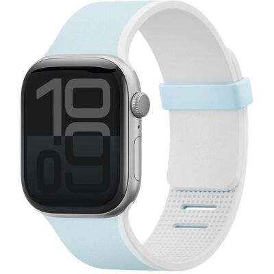 Uniq watch band Revix IV Premium Apple Watch 42/41/40mm Edition Reversible Magnetic blue-white (Silicone), Sangles de montre, Bleu, Blanc, Multicolore - Publicité Uniq watch band Revix IV Premium Apple Watch 42/41/40mm Edition Reversible Magnetic blue-white (Silicone), Sangles de montre, Bleu, Blanc, Multicolore - Publicité