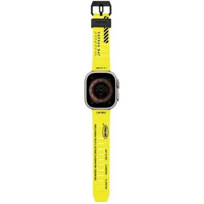 Skinarma Band Shokku Apple Watch 49/45/44mm electric yellow (44 mm, 45 mm, 49 mm, Plastique, Silicone, Silicone), Sangles de montre, Jaune - Publicité Skinarma Band Shokku Apple Watch 49/45/44mm electric yellow (44 mm, 45 mm, 49 mm, Plastique, Silicone, Silicone), Sangles de montre, Jaune - Publicité