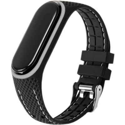 OEM Strap Elastomer strap LIFESTYLE for XIAOMI Mi Band 5 / 6 black (03) (Élastomère), Sangles de montre, Noir - Publicité OEM Strap Elastomer strap LIFESTYLE for XIAOMI Mi Band 5 / 6 black (03) (Élastomère), Sangles de montre, Noir - Publicité