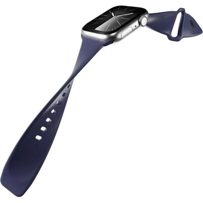 Marka Niezdefiniowana Puro "ICON" Apple Watch Armband 44-45-46-49mm (Silicone), Sangles de montre, Bleu - Publicité Marka Niezdefiniowana Puro "ICON" Apple Watch Armband 44-45-46-49mm (Silicone), Sangles de montre, Bleu - Publicité