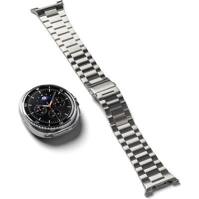 Ringke - Metal One Air - Samsung Galaxy Watch8 40mm/Watch8 44mm/Watch8 Classic - Silver (Acier inoxydable), Sangles de montre, Argent - Publicité Ringke - Metal One Air - Samsung Galaxy Watch8 40mm/Watch8 44mm/Watch8 Classic - Silver (Acier inoxydable), Sangles de montre, Argent - Publicité