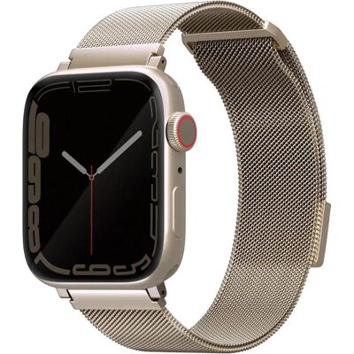 Uniq Dante Acier Inoxydable pour Apple Watch Series 4/5/6/7/8/9/SE/SE2 - Accessoires de Montre Connectée - Publicité Uniq Dante Acier Inoxydable pour Apple Watch Series 4/5/6/7/8/9/SE/SE2 - Accessoires de Montre Connectée - Publicité