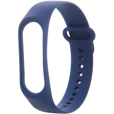 OEM Bandeau en silicone pour Xiaomi Mi Band 3 / 4 bleu nuit (Silicone), Sangles de montre, Bleu - Publicité OEM Bandeau en silicone pour Xiaomi Mi Band 3 / 4 bleu nuit (Silicone), Sangles de montre, Bleu - Publicité