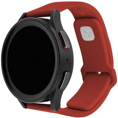 Ensemble de bracelets sportifs en silicone rouge pour smartwatch - 20mm, 160-235mm - Publicité Ensemble de bracelets sportifs en silicone rouge pour smartwatch - 20mm, 160-235mm - Publicité