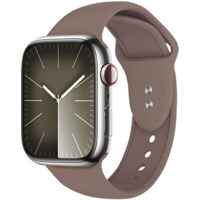 Crong Liquid - Apple Watch Armband 42/44/45/49 mm (braun) (Silicone liquide), Sangles de montre, Marron - Publicité Crong Liquid - Apple Watch Armband 42/44/45/49 mm (braun) (Silicone liquide), Sangles de montre, Marron - Publicité