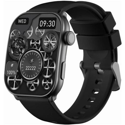 Gravity Smartwatch Męski GT28-1 Pasek + Bransoleta Czarny (50 mm, sans carte SIM), Montre connectée - Publicité Gravity Smartwatch Męski GT28-1 Pasek + Bransoleta Czarny (50 mm, sans carte SIM), Montre connectée - Publicité