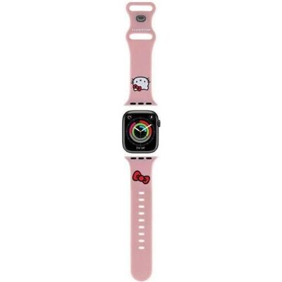 Bracelet en silicone rose Hello Kitty pour Apple Watch - Bracelet - Publicité Bracelet en silicone rose Hello Kitty pour Apple Watch - Bracelet - Publicité