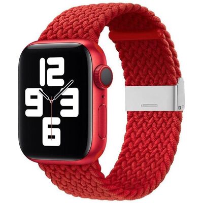 iLike Montre 38/40/41mm Braided Fabric Strap (38 mm, 40 mm, 41 mm, Tissu), Sangles de montre, Rouge - Publicité iLike Montre 38/40/41mm Braided Fabric Strap (38 mm, 40 mm, 41 mm, Tissu), Sangles de montre, Rouge - Publicité