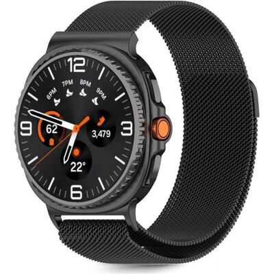 Tech-Protect MilaneseBand für Samsung Galaxy Watch 40/44/46 mm - Schwarz (20 mm, acier inoxydable, Acier inoxydable), Sangles de montre, Noir - Publicité Tech-Protect MilaneseBand für Samsung Galaxy Watch 40/44/46 mm - Schwarz (20 mm, acier inoxydable, Acier inoxydable), Sangles de montre, Noir - Publicité