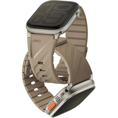 Uniq Strap Fluo for Apple Watch 49/46/45/44/42/41/40mm Magnetic beige (Acier inoxydable, Silicone), Sangles de montre, Beige - Publicité Uniq Strap Fluo for Apple Watch 49/46/45/44/42/41/40mm Magnetic beige (Acier inoxydable, Silicone), Sangles de montre, Beige - Publicité
