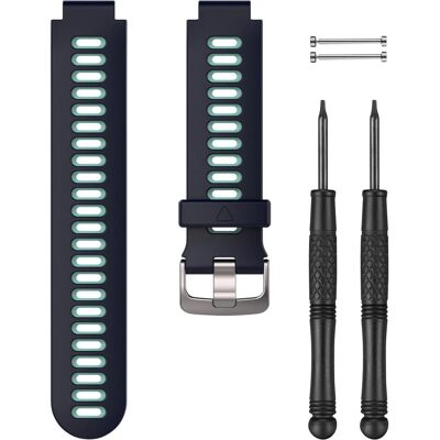 Garmin Bracelet (Silicone), Sangles de montre, Bleu - Publicité Garmin Bracelet (Silicone), Sangles de montre, Bleu - Publicité