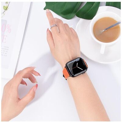 Hoco Other strap for Apple Watch 38 / 40 / 41 mm WA18 orange (cuir écologique), Sangles de montre, Orange - Publicité Hoco Other strap for Apple Watch 38 / 40 / 41 mm WA18 orange (cuir écologique), Sangles de montre, Orange - Publicité