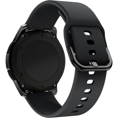 iLike Bracelet TYS smartwatch bande 20mm (20 mm, Silicone), Sangles de montre, Noir - Publicité iLike Bracelet TYS smartwatch bande 20mm (20 mm, Silicone), Sangles de montre, Noir - Publicité