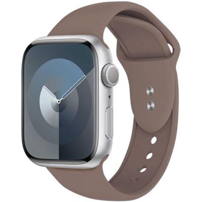 Crong Liquid - Apple Watch Armband 38/40/41 mm (braun) (Silicone, Silicone liquide), Sangles de montre, Marron - Publicité Crong Liquid - Apple Watch Armband 38/40/41 mm (braun) (Silicone, Silicone liquide), Sangles de montre, Marron - Publicité