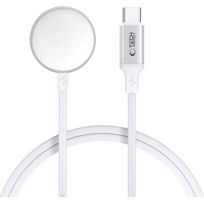 Tech-Protect UltraBoost USB-C Inductive Charger for Apple Watch 1m - White, Montre connectée : accessoires, Blanc - Publicité Tech-Protect UltraBoost USB-C Inductive Charger for Apple Watch 1m - White, Montre connectée : accessoires, Blanc - Publicité