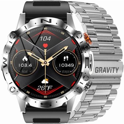 Gravity GT20-2 Smartwatch (sans carte SIM), Montre connectée - Publicité Gravity GT20-2 Smartwatch (sans carte SIM), Montre connectée - Publicité