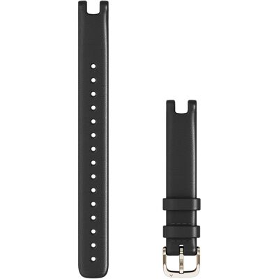 Garmin Bracelet Lily long (14 mm, Cuir), Sangles de montre, Noir - Publicité Garmin Bracelet Lily long (14 mm, Cuir), Sangles de montre, Noir - Publicité