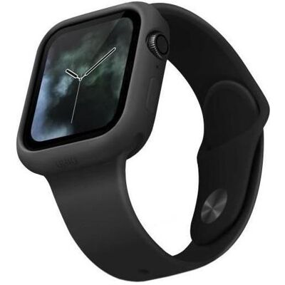 Uniq etui Lino Apple Watch Series 4/5/6/SE 40mm. czarny/ash black, Montre connectée : accessoires, Noir - Publicité Uniq etui Lino Apple Watch Series 4/5/6/SE 40mm. czarny/ash black, Montre connectée : accessoires, Noir - Publicité