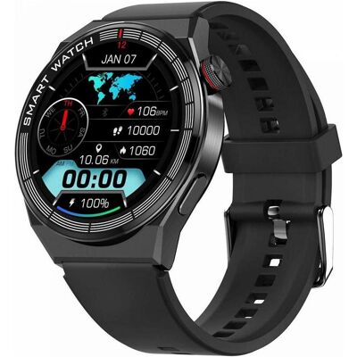 DEVIA Pro1 (V2) SmartWatch - Rond, Unisexe, 1.43" - Montre Connectée - Publicité DEVIA Pro1 (V2) SmartWatch - Rond, Unisexe, 1.43" - Montre Connectée - Publicité