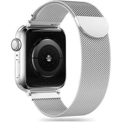 Tech-Protect Bande Milanese en Acier Inoxydable pour Apple Watch - Élégant et Durable - Publicité Tech-Protect Bande Milanese en Acier Inoxydable pour Apple Watch - Élégant et Durable - Publicité