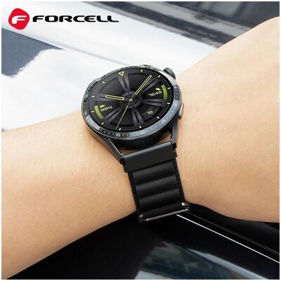 Forcell Strap F-DESIGN FS05 strap for SAMSUNG Watch 20 mm black (20 mm, fibre de polyester), Sangles de montre, Noir - Publicité Forcell Strap F-DESIGN FS05 strap for SAMSUNG Watch 20 mm black (20 mm, fibre de polyester), Sangles de montre, Noir - Publicité