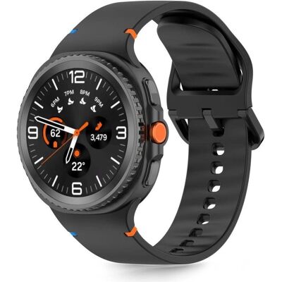 Tech-Protect Silikonarmband für Samsung Galaxy Watch 40/44/46 mm - Schwarz (Silicone, TPU), Sangles de montre, Noir - Publicité Tech-Protect Silikonarmband für Samsung Galaxy Watch 40/44/46 mm - Schwarz (Silicone, TPU), Sangles de montre, Noir - Publicité