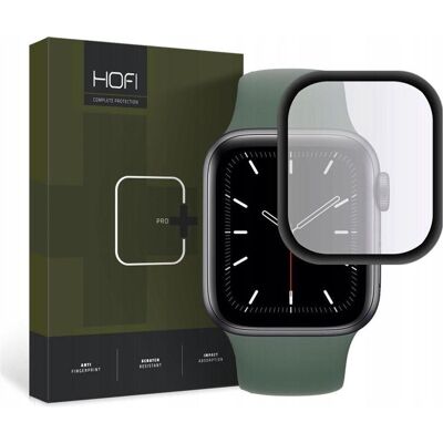 Protecteur d'écran HOFI Hybrid Glass pour Apple Watch 44mm - Noir - Publicité Protecteur d'écran HOFI Hybrid Glass pour Apple Watch 44mm - Noir - Publicité