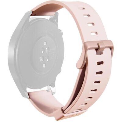 Bracelet en silicone universel rose PURO 22mm - bracelet de montre connectée - Publicité Bracelet en silicone universel rose PURO 22mm - bracelet de montre connectée - Publicité
