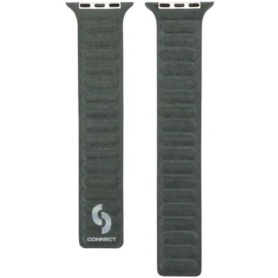 Connect Watch 38/40/41mm Fine woven twill magnetic chain strap (Twill finement tissé), Sangles de montre, Vert - Publicité Connect Watch 38/40/41mm Fine woven twill magnetic chain strap (Twill finement tissé), Sangles de montre, Vert - Publicité