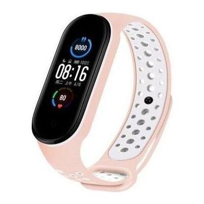 iLike Sangle bracelet en silicone pour Xiaomi Mi Band 5 Dots (Silicone), Sangles de montre, Multicolore, Blanc, Pink - Publicité iLike Sangle bracelet en silicone pour Xiaomi Mi Band 5 Dots (Silicone), Sangles de montre, Multicolore, Blanc, Pink - Publicité