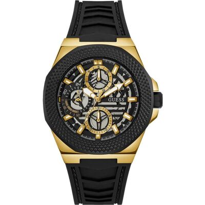 Guess, Montre, GW0577G2 Montre Homme Front-Runner 44mm 5ATM, Or, (Montre de sport, 44 mm) - Publicité Guess, Montre, GW0577G2 Montre Homme Front-Runner 44mm 5ATM, Or, (Montre de sport, 44 mm) - Publicité