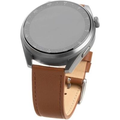 Bracelet en Cuir FIXED pour Montre Connectée - Cuir Vrai, Fait Main, 20mm Marron - Accessoire Montre - Publicité Bracelet en Cuir FIXED pour Montre Connectée - Cuir Vrai, Fait Main, 20mm Marron - Accessoire Montre - Publicité