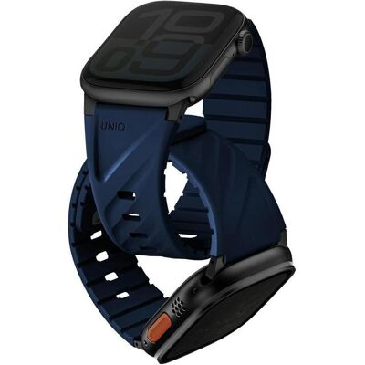 Uniq Strap Fluo for Apple Watch 49/46/45/44/42/41/40mm Magnetic blue (40 mm, 41 mm, 42 mm, 44 mm, 45 mm, 46 mm, 49 mm, Acier inoxydable, Silicone), Sangles de montre, Bleu - Publicité Uniq Strap Fluo for Apple Watch 49/46/45/44/42/41/40mm Magnetic blue (40 mm, 41 mm, 42 mm, 44 mm, 45 mm, 46 mm, 49 mm, Acier inoxydable, Silicone), Sangles de montre, Bleu - Publicité