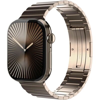 Vonmählen Edelstahl Gliederarmband Pro für Apple Watch 40/41/42mm, gold (Acier inoxydable, Acier inoxydable), Sangles de montre, Or - Publicité Vonmählen Edelstahl Gliederarmband Pro für Apple Watch 40/41/42mm, gold (Acier inoxydable, Acier inoxydable), Sangles de montre, Or - Publicité