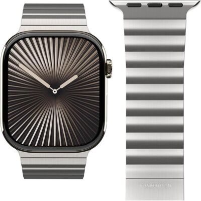 Vonmählen Edelstahl Gliederarmband Pro für Apple Watch 44/45/46/49mm, wüstensand (Acier inoxydable, Acier inoxydable), Sangles de montre, Beige, Jaune - Publicité Vonmählen Edelstahl Gliederarmband Pro für Apple Watch 44/45/46/49mm, wüstensand (Acier inoxydable, Acier inoxydable), Sangles de montre, Beige, Jaune - Publicité