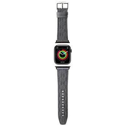 Bracelet Apple Watch Karl Lagerfeld 38/40/41mm - Cuir saffiano - Publicité Bracelet Apple Watch Karl Lagerfeld 38/40/41mm - Cuir saffiano - Publicité
