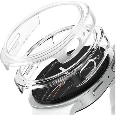 Ringke - Slim + Screen Protector - Samsung Galaxy Watch8 Classic - Alpine Clear, Montre connectée : accessoires, Transparent - Publicité Ringke - Slim + Screen Protector - Samsung Galaxy Watch8 Classic - Alpine Clear, Montre connectée : accessoires, Transparent - Publicité