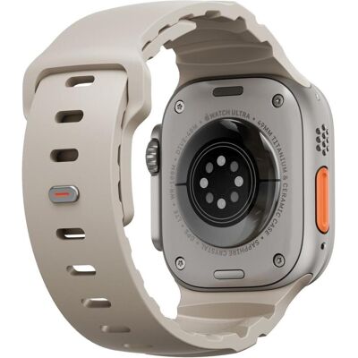 Uniq Bracelet Alton pour Apple Watch 49/46/45/44 mm, silicone couleur sable (Acier inoxydable, Silicone), Sangles de montre, Beige - Publicité Uniq Bracelet Alton pour Apple Watch 49/46/45/44 mm, silicone couleur sable (Acier inoxydable, Silicone), Sangles de montre, Beige - Publicité