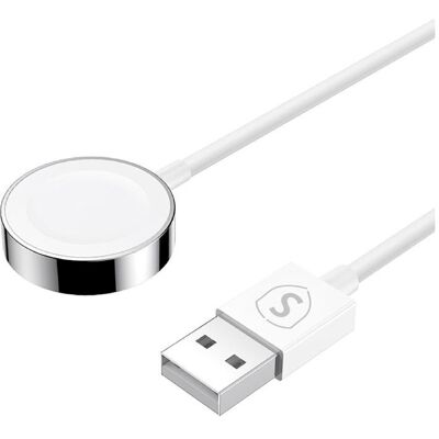 Chargeur magnétique SiGN pour Apple Watch - 2,5W, 1,2m, Blanc - Publicité Chargeur magnétique SiGN pour Apple Watch - 2,5W, 1,2m, Blanc - Publicité