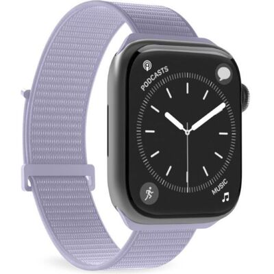 Puro Apple Watch "SPORT" Armband 38–40–41–42 mm (38 mm, 40 mm, 41 mm, 42 mm, Nylon), Sangles de montre, Violet - Publicité Puro Apple Watch "SPORT" Armband 38–40–41–42 mm (38 mm, 40 mm, 41 mm, 42 mm, Nylon), Sangles de montre, Violet - Publicité