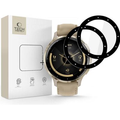 Tech-Protect Glass Flex+ 2er-Pack Hybridglas Garmin Venu 3S, Film de protection pour smartwatch, Noir - Publicité Tech-Protect Glass Flex+ 2er-Pack Hybridglas Garmin Venu 3S, Film de protection pour smartwatch, Noir - Publicité