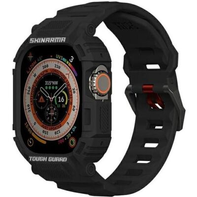 Skinarma Band+Case Mecha 2in1 Apple Watch 49mm black (TPU), Sangles de montre, Noir - Publicité Skinarma Band+Case Mecha 2in1 Apple Watch 49mm black (TPU), Sangles de montre, Noir - Publicité