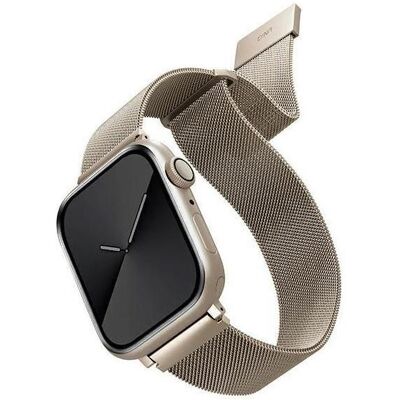 Uniq Dante Acier Inoxydable pour Apple Watch Series 4/5/6/7/8/9/SE/SE2 - Accessoires de Montre Connectée - Publicité Uniq Dante Acier Inoxydable pour Apple Watch Series 4/5/6/7/8/9/SE/SE2 - Accessoires de Montre Connectée - Publicité