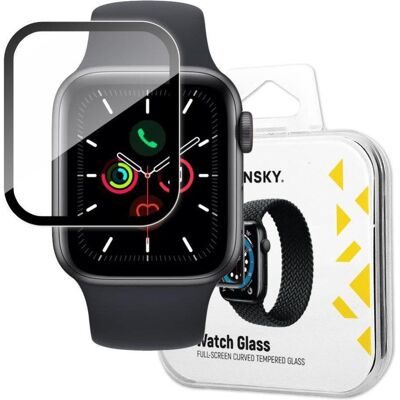 Wozinsky Verre hybride pour Apple Watch 6 44mm / Watch 5 44mm / Watch 4 44mm / Watch SE 44, Film de protection pour smartwatch, Transparent - Publicité Wozinsky Verre hybride pour Apple Watch 6 44mm / Watch 5 44mm / Watch 4 44mm / Watch SE 44, Film de protection pour smartwatch, Transparent - Publicité