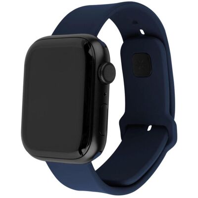 Fixed Bracelet en silicone pour Apple Watch 38/40/41 mm, bleu (41 mm, Acier inoxydable, Silicone), Sangles de montre, Bleu - Publicité Fixed Bracelet en silicone pour Apple Watch 38/40/41 mm, bleu (41 mm, Acier inoxydable, Silicone), Sangles de montre, Bleu - Publicité