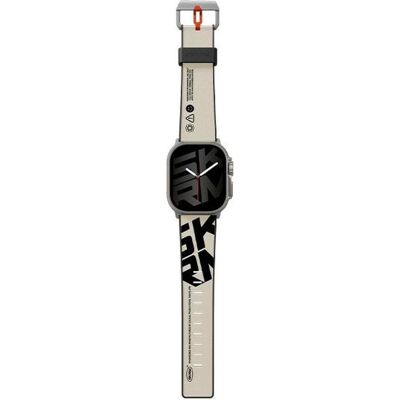 Skinarma Band Spunk Apple Watch Ultra 49mm ivory (Plastique, Silicone, Silicone, Similicuir), Sangles de montre, Beige - Publicité Skinarma Band Spunk Apple Watch Ultra 49mm ivory (Plastique, Silicone, Silicone, Similicuir), Sangles de montre, Beige - Publicité