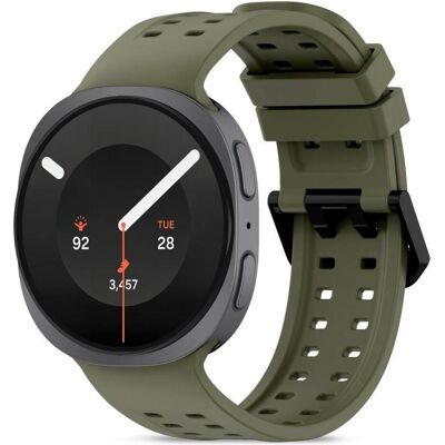 Tech-Protect BRACELET EN SILICONE AIR POUR SAMSUNG GALAXY WATCH 8 / 9 / CLASSIC (40 / 44 / 46 MM) VERT OLIVE, Montre connectée : accessoires, Vert - Publicité Tech-Protect BRACELET EN SILICONE AIR POUR SAMSUNG GALAXY WATCH 8 / 9 / CLASSIC (40 / 44 / 46 MM) VERT OLIVE, Montre connectée : accessoires, Vert - Publicité