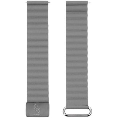 Connect Boucle arrière corticale de 20mm à aspiration magnétique (130mm M/L) (20 mm, cortical), Sangles de montre, Gris - Publicité Connect Boucle arrière corticale de 20mm à aspiration magnétique (130mm M/L) (20 mm, cortical), Sangles de montre, Gris - Publicité